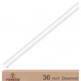 36 INCH CEILING FAN DOWNROD, 1" DIAMETER WHITE CEI