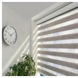 SHADESU CORDLESS ZEBRA BLINDS   LIGHT FILTERING DU