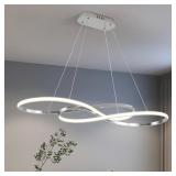 $110 LED MODERN CHANDELIER 39.4 INCH 54W DIMMABLE