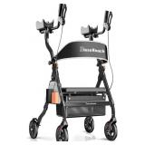 $180 BLESSREACH HEAVY DUTY UPRIGHT ROLLATOR WALKER