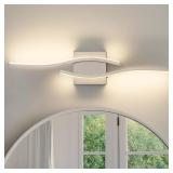 JOOSSNWELL BRUSHED NICKEL BATHROOM VANITY LIGHTS F