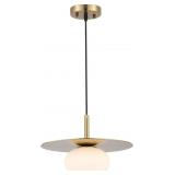 BYOLIIMA MODERN GLOBE PENDANT LIGHTING MILKY WHITE