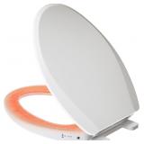 CLIRASS ELONGATED HEATED TOILET SEAT WITH NIGHT LI