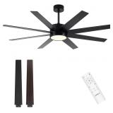 60 INCH CEILING FANS WITH LIGHT AND REMOTE, MODERN