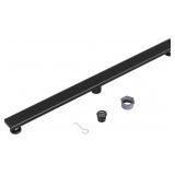 NEODRAIN 40" BLACK LINEAR SHOWER DRAIN WITH REMOVA
