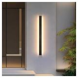 AIOTIO MODERN OUTDOOR WALL LIGHT FIXTURE,39INCH BL