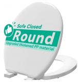 TOILET SEAT, ROUND TOILET SEAT WITH SLOW CLOSE HIN
