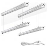 SKYMOATLED 4PACK 4FT LED SHOP LIGHT GARAGE LIGHTS,