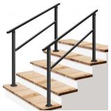 $110 VIVOSUN 2-PACK OUTDOOR HANDRAIL, 4 STEP STAIR