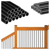 HZIU 36 INCHES CLASSIC HOLLOW ROUND IRON DECK BALU