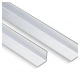 BLULU 2 PCS ALUMINUM ANGLE STOCK 48" LONG X 3/5" W