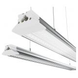LINKABLE LED SHOP LIGHTS 4FT - 2 PACK 50W HANGING