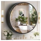 $190 MOVO MEDICINE CABINET ROUND 24 INCH X 24 INCH