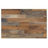 $122 LUXDECOR REAL RECLAIMED WOOD PLANKS FOR WALL-