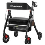 $140 BLESSREACH FOLDABLE ROLLATOR WALKERS WITH SEA