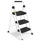 HBTOWER STEP LADDER, FOLDING STEP STOOL WITH WIDE