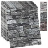 20PCS 3D WALL PANELS PEEL AND STICK 3D BRICK WALLP