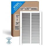 FITS 12X24 DUCT OPENING | STEEL RETURN AIR GRILLE