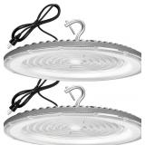 $159 XYCN 2 PACK 600W UFO LED HIGH BAY LIGHT,120VA