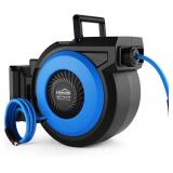 $120 80FT + 6.5FT RETRACTABLE AIR HOSE REEL, WALL