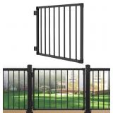 $148 DECK GATE OUTOOR, 36  BLACK HEAVY DUTY STEEL