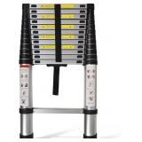 $108 TELESCOPING EXTENSION LADDER 14.5 FT, FOLDING