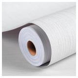 GRASSCLOTH TEXTURED WALLPAPER WHITE PEEL AND STICK
