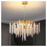 $199 CRYSTAL TREE BRANCHES CHANDELIERS GOLD LUXURY