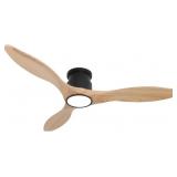 $144 CEILING FANS WITH LIGHTS REMOTE 52INCH SOLID
