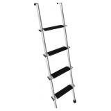 52" RV BUNK LADDER, 4 STEP INTEGRATED ALUMINUM CAM