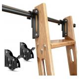 $190 10FT SLIDING LIBRARY LADDER HARDWARE KIT,BLAC