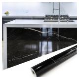 MARBLE PEEL AND STICK WATERPROOF WALL PANELING, 11