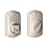 $150 SCHLAGE SATIN NICKEL STEEL ELECTRONIC DEADBOL