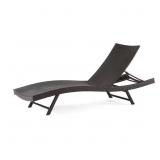 $309 BROWN 2-PIECE FAUX RATTAN OUTDOOR PATIO CHAIS