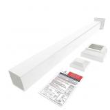 ARIA RAILING 3 IN. X 3 IN. X 36 IN. WHITE POWDER C