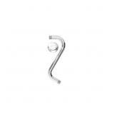 11 IN. S-STYLE SHOWER ARM, CHROME