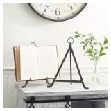 BRONZE METAL EASEL WITH FOLDABLE STAND (2- PACK)
