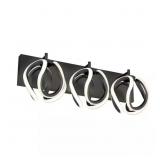 $119 VIVALDI 22 IN. 1 LIGHT MATTE BLACK MODERN INT