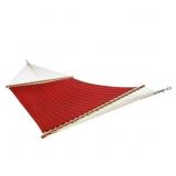 $149 13 FT. QUILTED 2-PERSON HAMMOCK IN RED SOLID