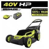 $299 RYOBI 40V HP BRUSHLESS 20 IN. CORDLESS BATTER