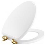 WESTON ELONGATED SOFT CLOSE ENAMELED WOOD CLOSED F