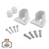 1 LOT OF 2-CLOSET ROD RESIN WALL BRACKET./1-FRIGID