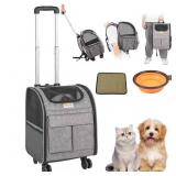 DOG BACKPACK CARRIER ROLLING DOG CARRIER PET TRAVE