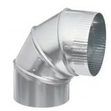MASTER FLOW 6 IN. 26-GAUGE 90 DEGREE ROUND ADJUSTA