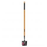 HUSKY 47 IN. L WOOD HANDLE FLORAL CARBON STEEL DIG