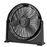 20 IN. 3 SPEEDS FLOOR FAN IN BLACK WITH 90 DEGREES
