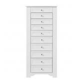 $292 BRADSTONE WHITE JEWELRY ARMOIRE