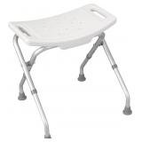 DRIVE MEDICAL 12486 FOLDING SHOWER CHAIR, BATH BEN