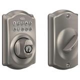SCHLAGE CAMELOT ELECTRONIC KEYPAD DEADBOLT LOCK, K