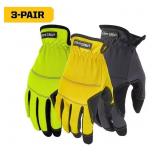2 LOT OF 5-FIRM GRIP HIGH VIS LARGE UTILITY HIGH P